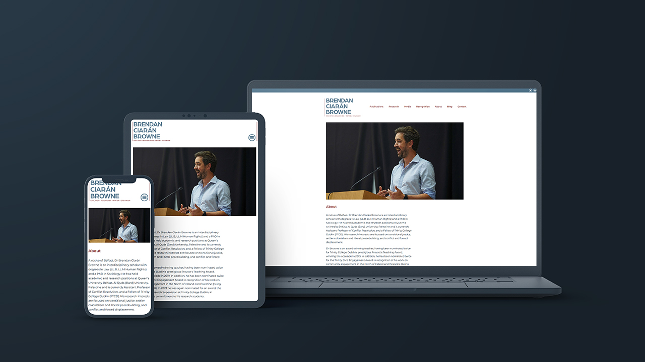 portfolio picture of a website