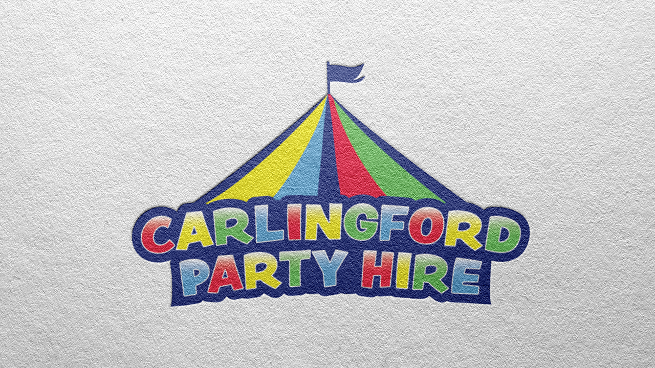 screenshot of Carlingford Party Hire logo